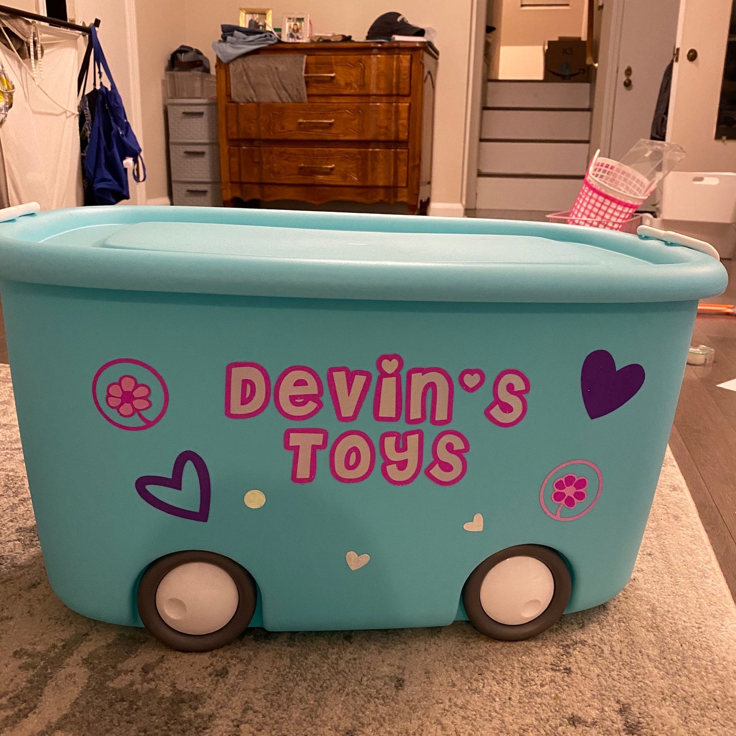 Storage Bin on Wheels